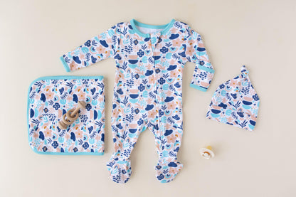 Peachy Blue Boho Newborn Essentials Bundle - CARLOMAR