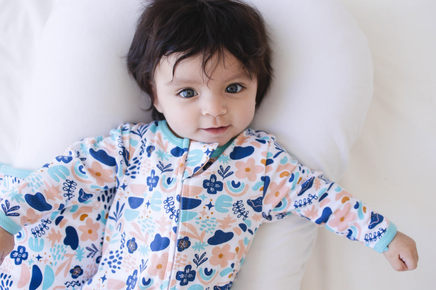 Peachy Blue Boho Newborn Essentials Bundle - CARLOMAR