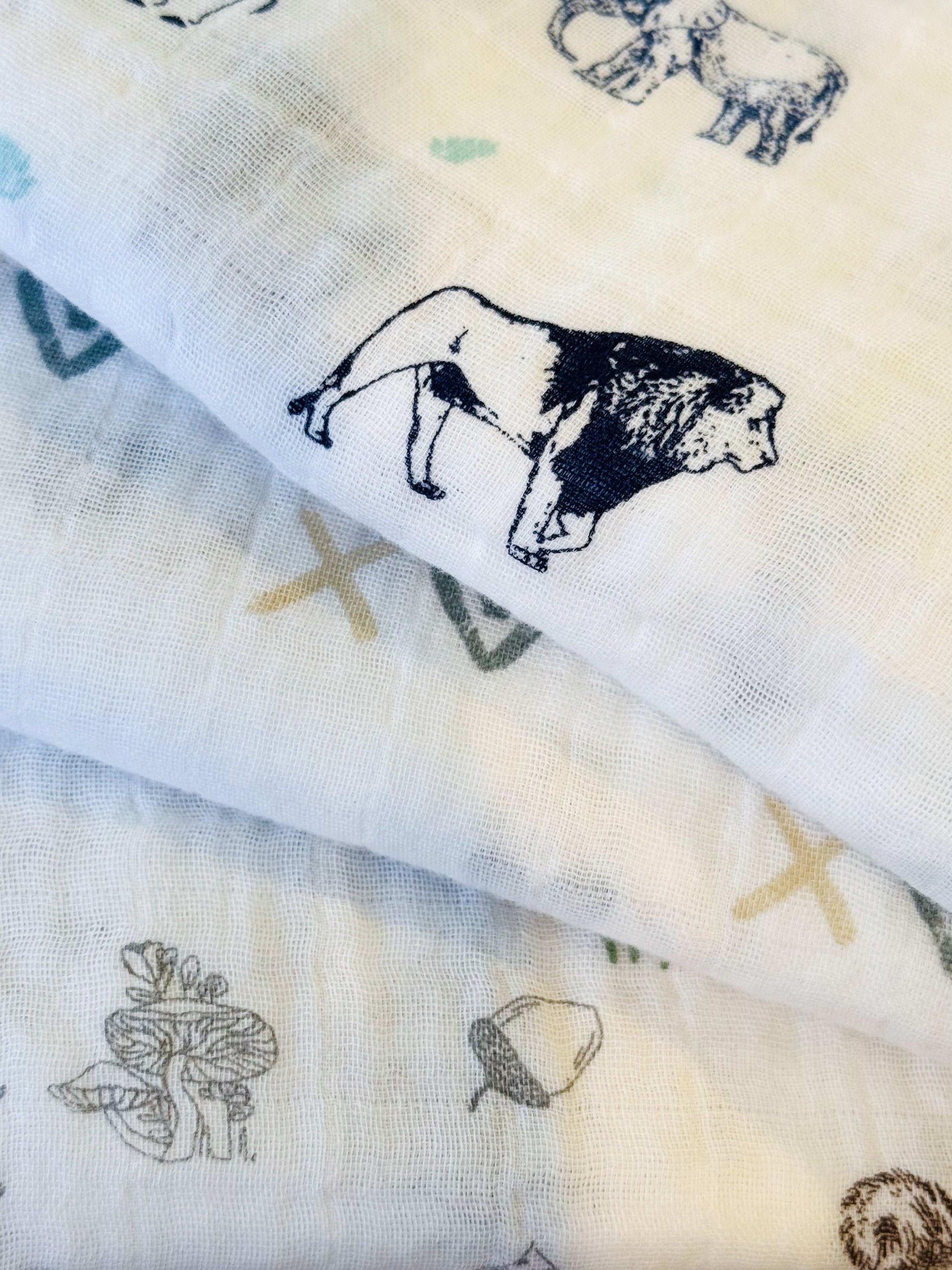 Muslin Swaddle Blanket Bundle - Buy 2 & Save - CARLOMAR