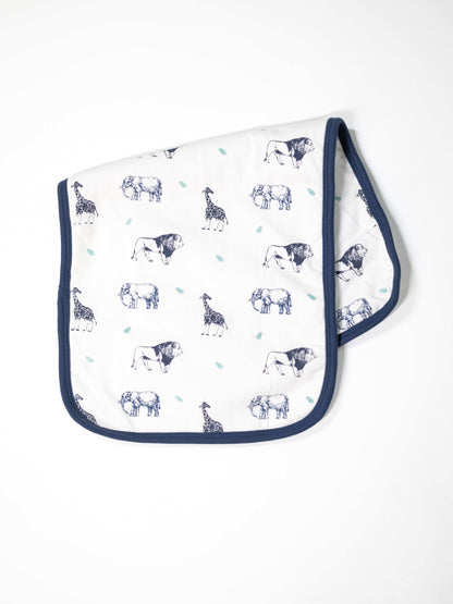 Premium Organic Cotton Burp Cloth Set 3-Pack (Boys) - CARLOMAR