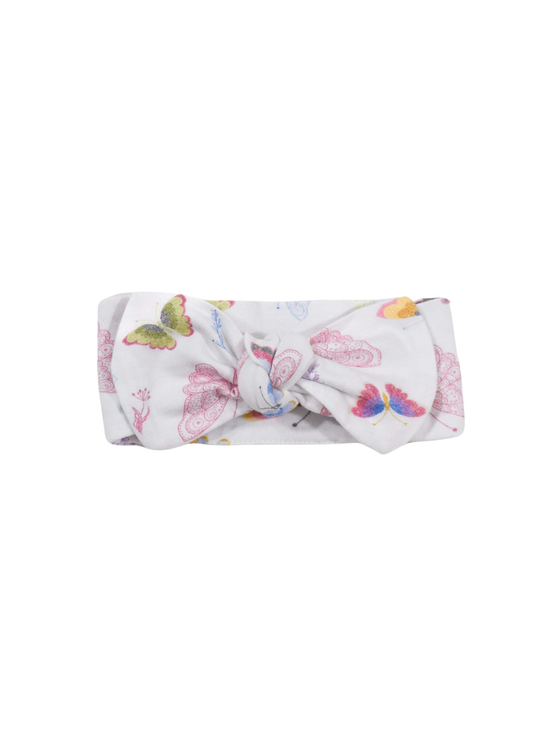 Butterfly - Organic Cotton Baby Headband Bow - CARLOMAR