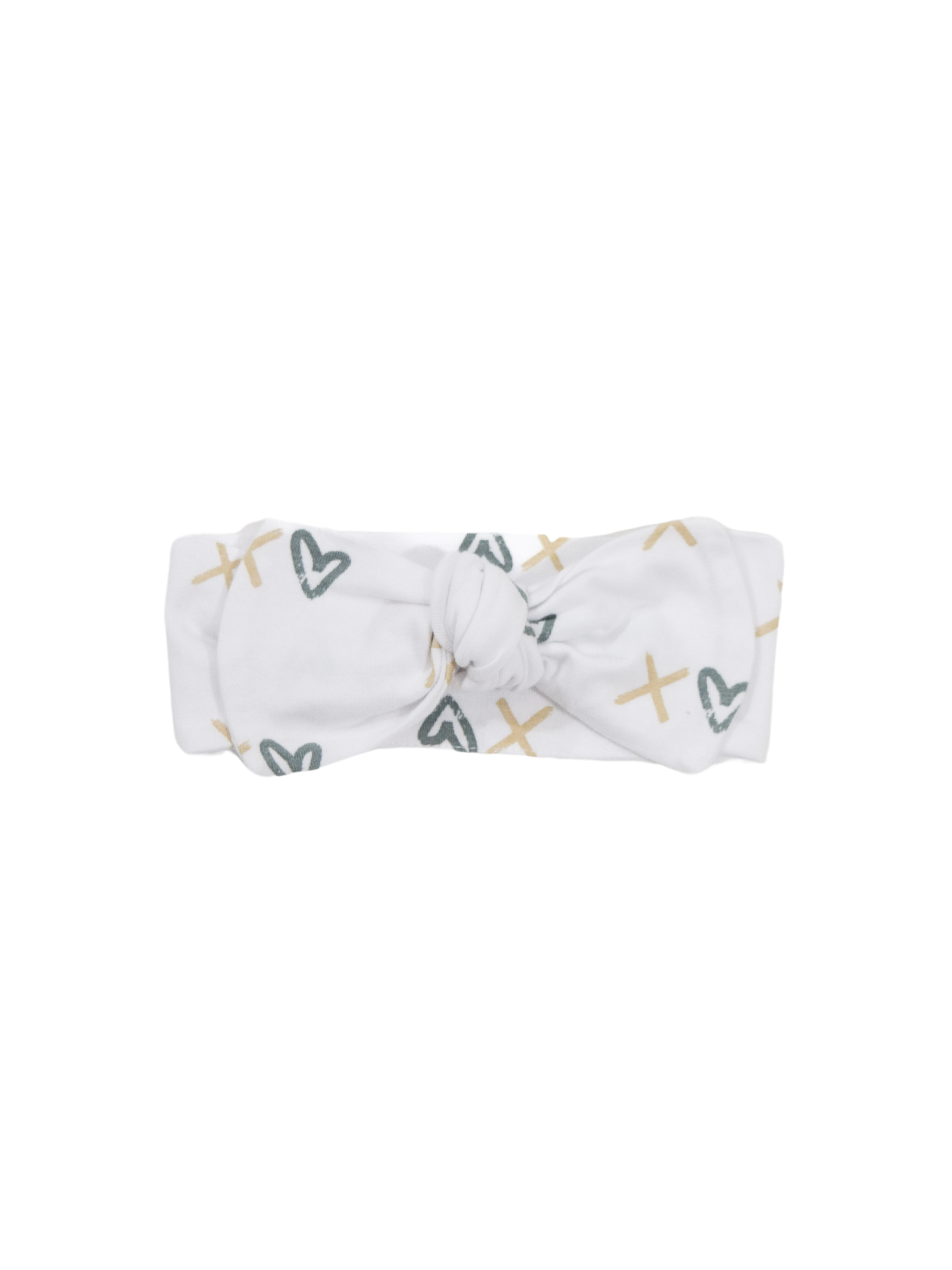 XOXO - Organic Cotton Baby Headband Bow - CARLOMAR