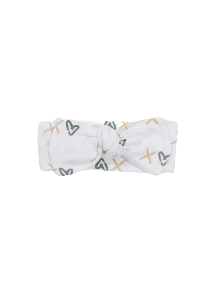 XOXO - Organic Cotton Baby Headband Bow - CARLOMAR