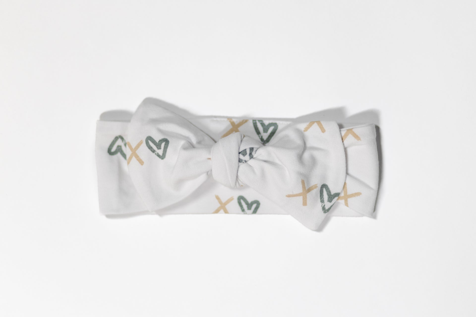 XOXO - Organic Cotton Baby Headband Bow - CARLOMAR