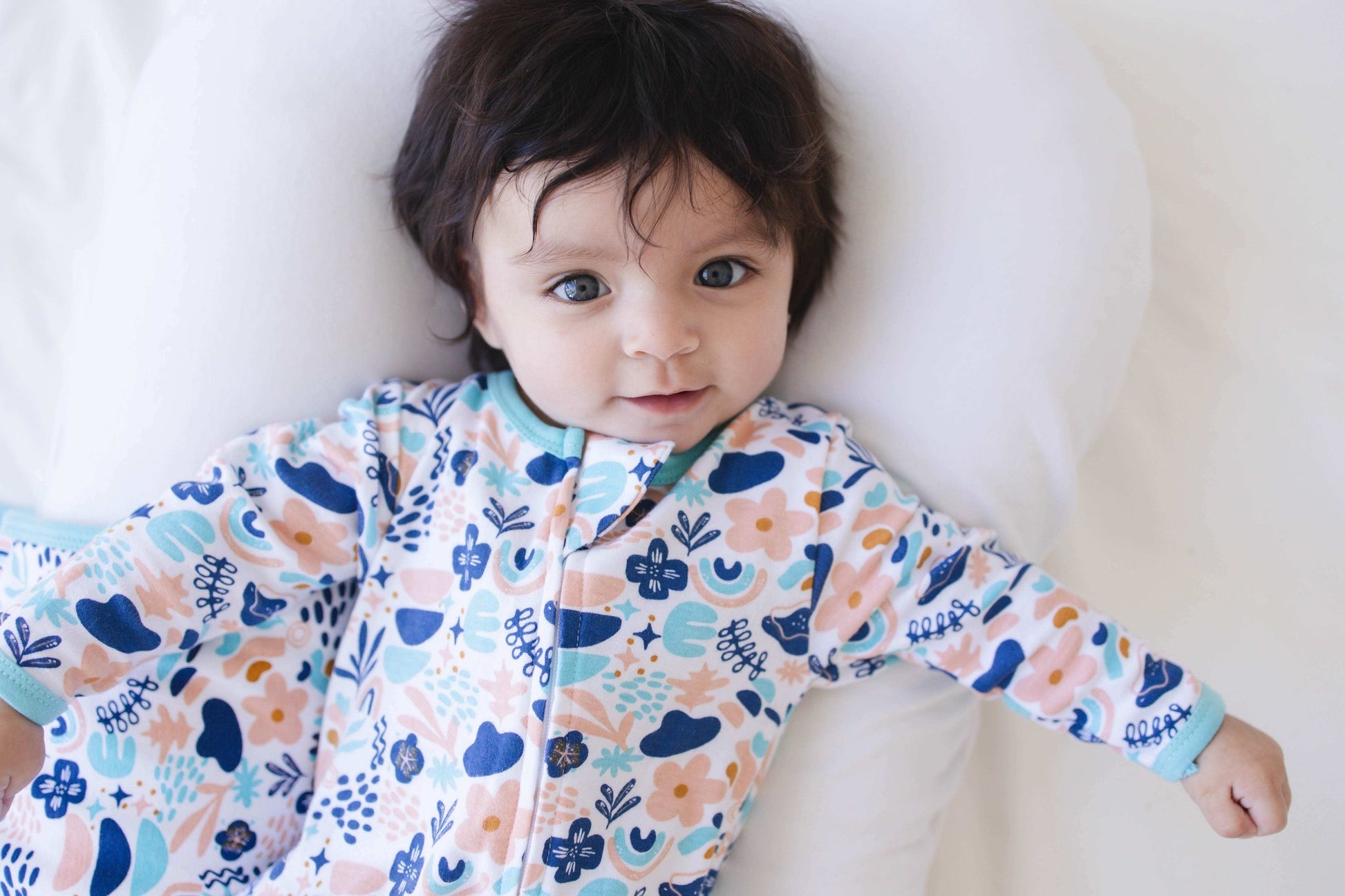 Peachy Blue Boho Newborn Essentials Bundle - CARLOMAR