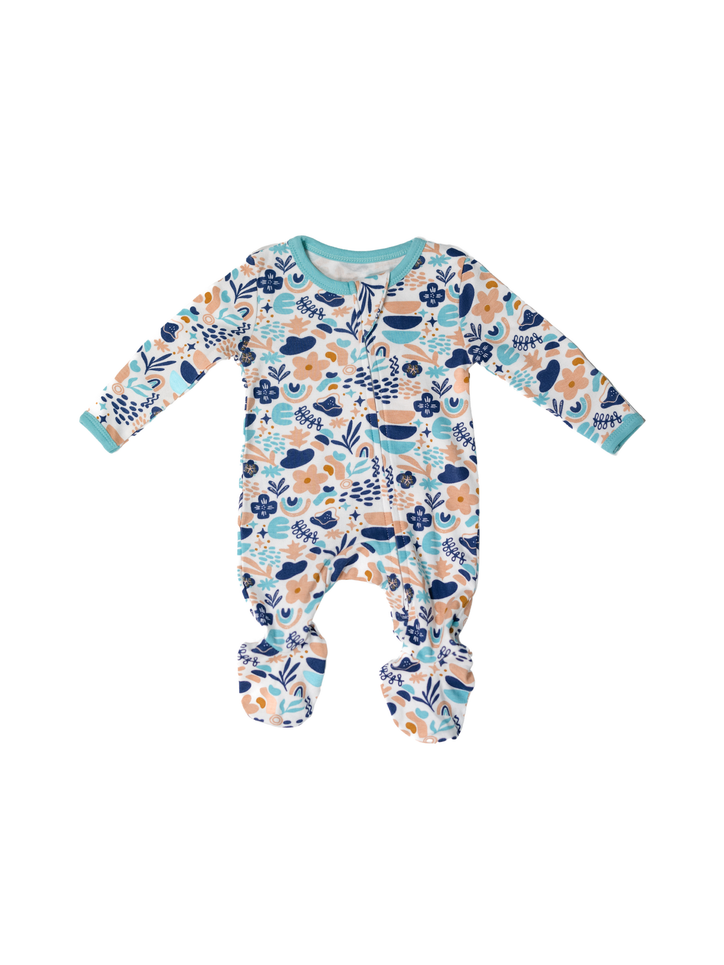 Peachy Blue Boho Newborn Essentials Bundle - CARLOMAR