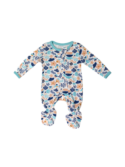 Peachy Blue Boho Newborn Essentials Bundle - CARLOMAR